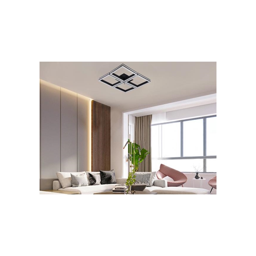 LED Dimmbar ytmonterad takarmatur LED/215W/230V 3000-6500K + med fjärrkontroll