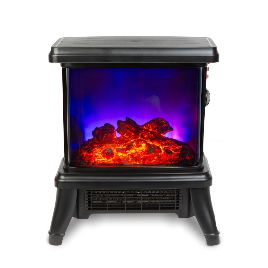 LED elektrisk kamin med inbyggd värme LED/1500W/230V