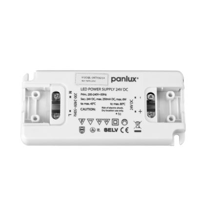 LED elektronisk transformator 6W/230/24V