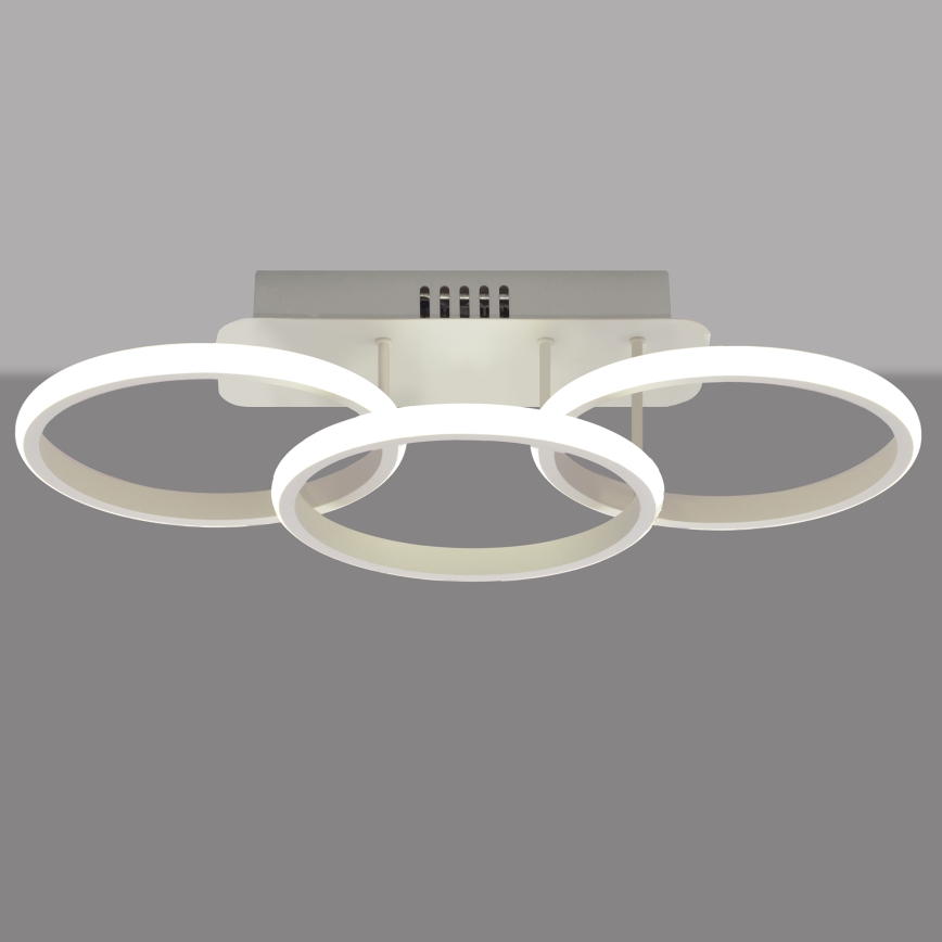 LED fastsatt Ljuskrona  BARI LED/30W/230V vit 