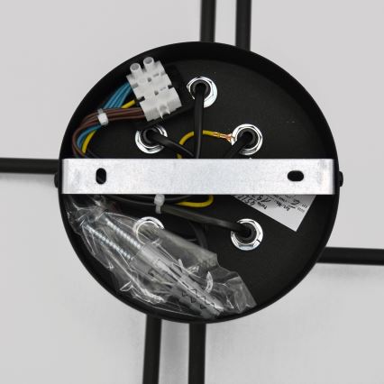 LED fäst ljuskrona TUBE 6xE27/15W/230V