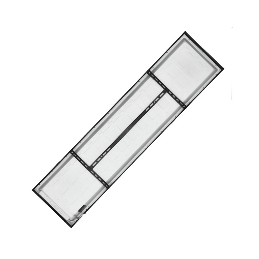 LED fäst panel BRISBANE LED/36W/230V 4000K 29,5x119 cm svart