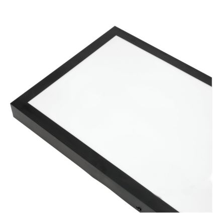 LED fäst panel BRISBANE LED/36W/230V 4000K 29,5x119 cm svart