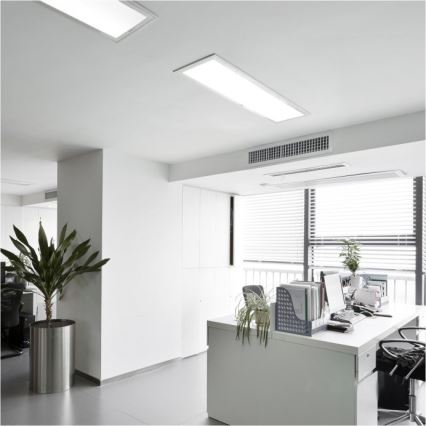 LED fäst panel BRISBANE LED/36W/230V 4000K 29,5x119 cm vit