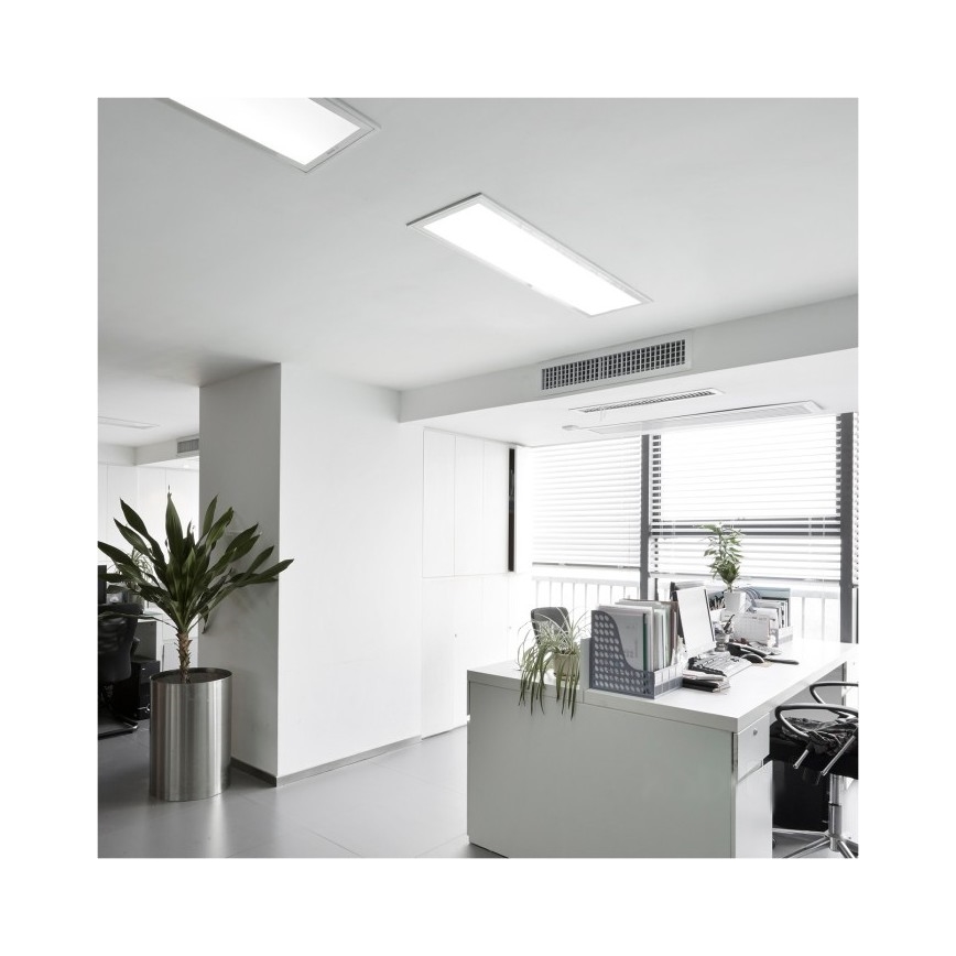 LED fäst panel BRISBANE LED/36W/230V 4000K 29,5x119 cm vit