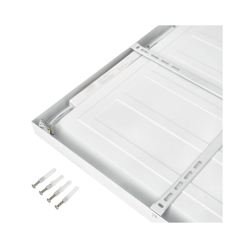 LED fäst panel BRISBANE LED/36W/230V 4000K 59,5x59,5 cm vit