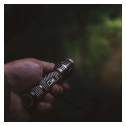 LED ficklampa 2i1 COB LED/3xAAA