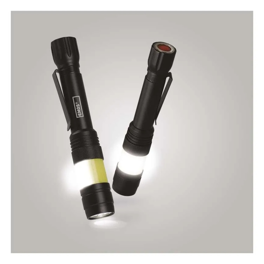 LED-ficklampa COB-LED/2xAA
