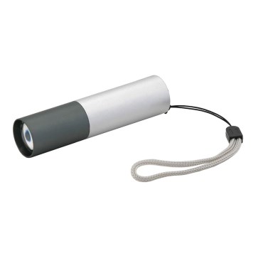 LED Ficklampa LED/400mAh vit/grå