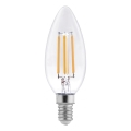 LED-filamentlampa C37 E14/6W/230V 3000K