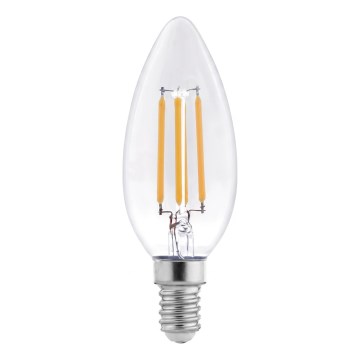 LED-filamentlampa C37 E14/6W/230V 3000K