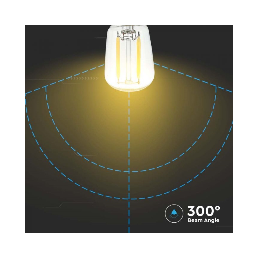 LED-filamentlampa ST26 E14/2W/230V 3000K