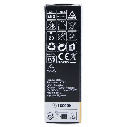 LED-filamentlampa T25 E14/4W/230V 3000K - BRILAGI