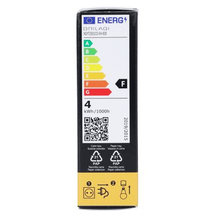 LED-filamentlampa T25 E14/4W/230V 3000K - BRILAGI