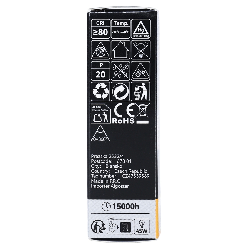 LED-filamentlampa T25 E14/6W/230V 3000K - BRILAGI