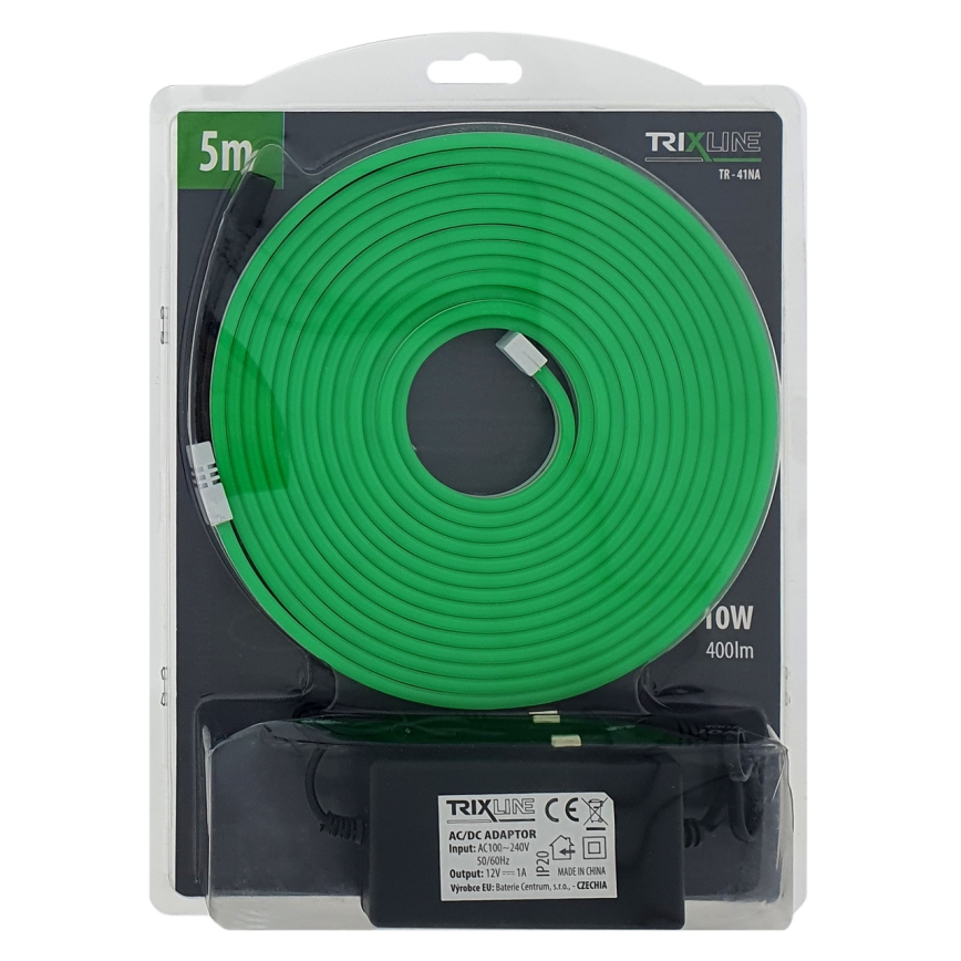 LED Flexibel remsa NEON LED/10W/230V 5 m IP65 grön