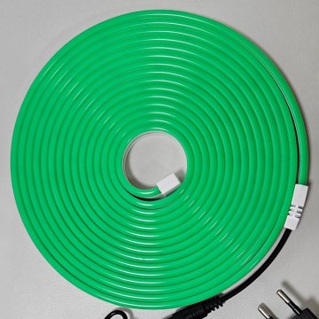 LED Flexibel remsa NEON LED/10W/230V 5 m IP65 grön