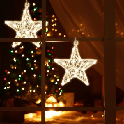 LED Fönsterdekoration  20xLED/2xAA