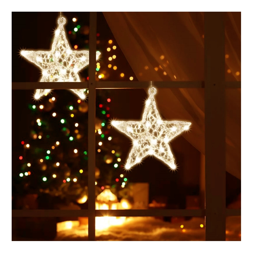 LED Fönsterdekoration  20xLED/2xAA