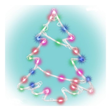 LED Fönsterdekoration  35xLED/3xAA flerfärgade