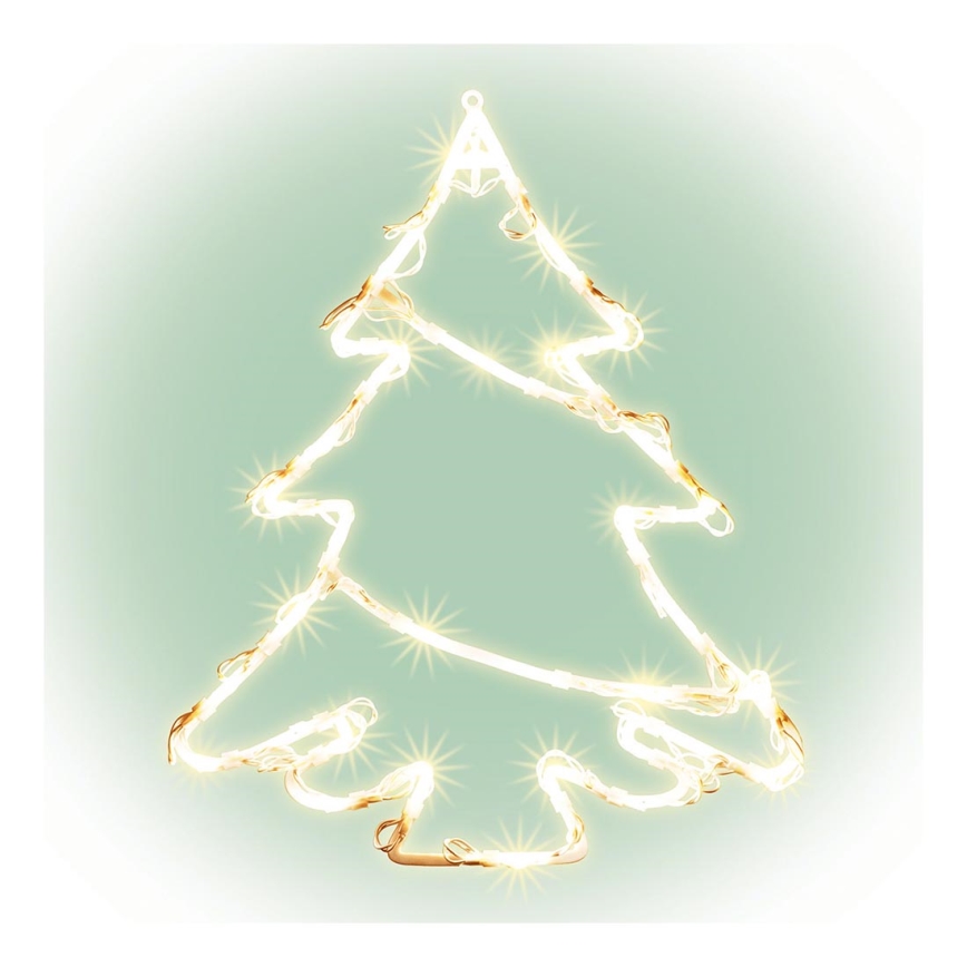 LED Fönsterdekoration 35xLED/3xAA varm vit