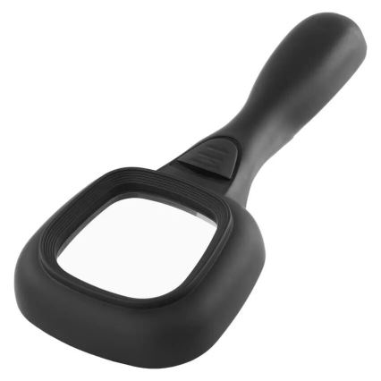 LED Förstoring 2,5xZOOM med bakbelysning och UV-ljus LED/UV/2xAAA