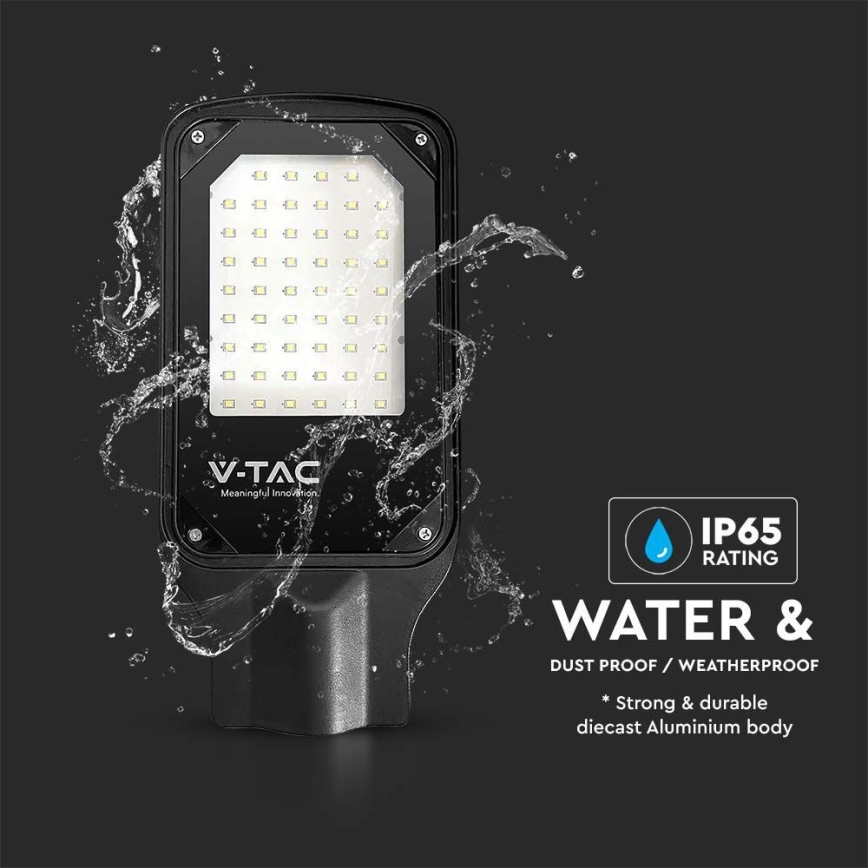 LED Gatubelysning LED/30W/230V 6500K IP65