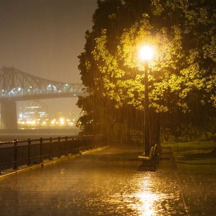 LED Gatubelysning med sensor SAMSUNG CHIP LED/50W/230V 6500K IP65