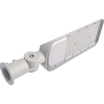 LED Gatlampa med skymningssensor SAMSUNG CHIP LED/100W/230V 6500K IP65 grå