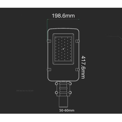 LED Gatubelysning SAMSUNG CHIP LED/30W/230V 4000K IP65