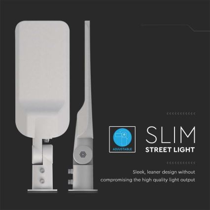 LED Gatubelysning SAMSUNG CHIP LED/30W/230V 6500K IP65 grå