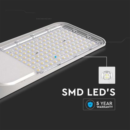 LED Gatubelysning SAMSUNG CHIP LED/50W/230V 4000K IP65 grå