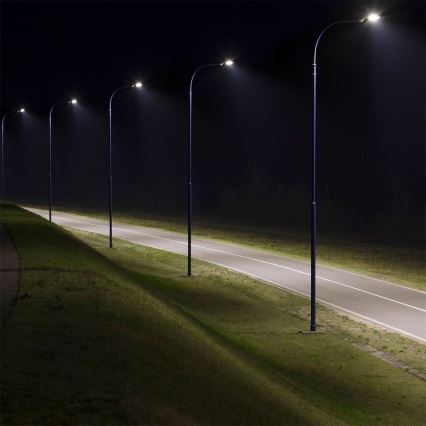 LED gatulampa SAMSUNG CHIP LED/50W/230V 4000K grå