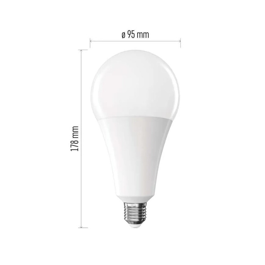 LED glödlampa A95 E27/28W/230V 4000K