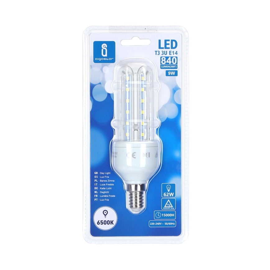 LED glödlampa B5 E14/9W/230V 6500K - Aigostar