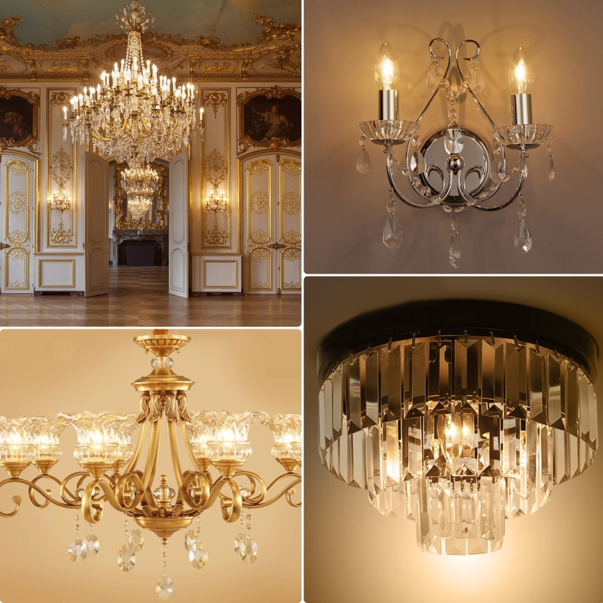 LED glödlampa C35 E14/4W/230V 2200K - Aigostar