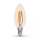 LED glödlampa CLASIC AMBER C35 E14/5W/230V 2200K -  Brilagi
