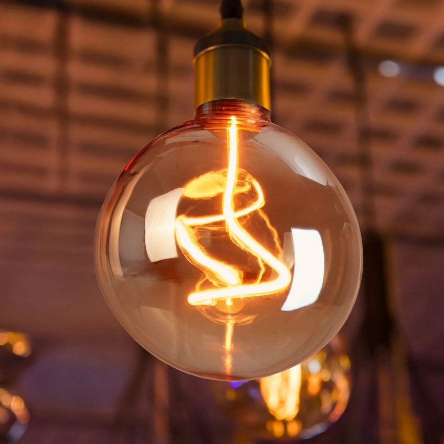 LED glödlampa DECO VINTAGE FILAMENT G125 E27/4W/230V 1800K