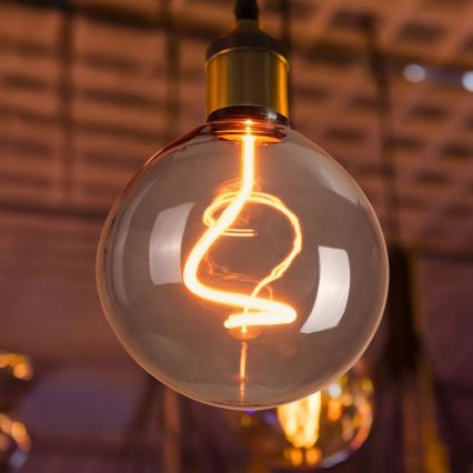 LED glödlampa DECO VINTAGE FILAMENT G125 E27/4W/230V 1800K