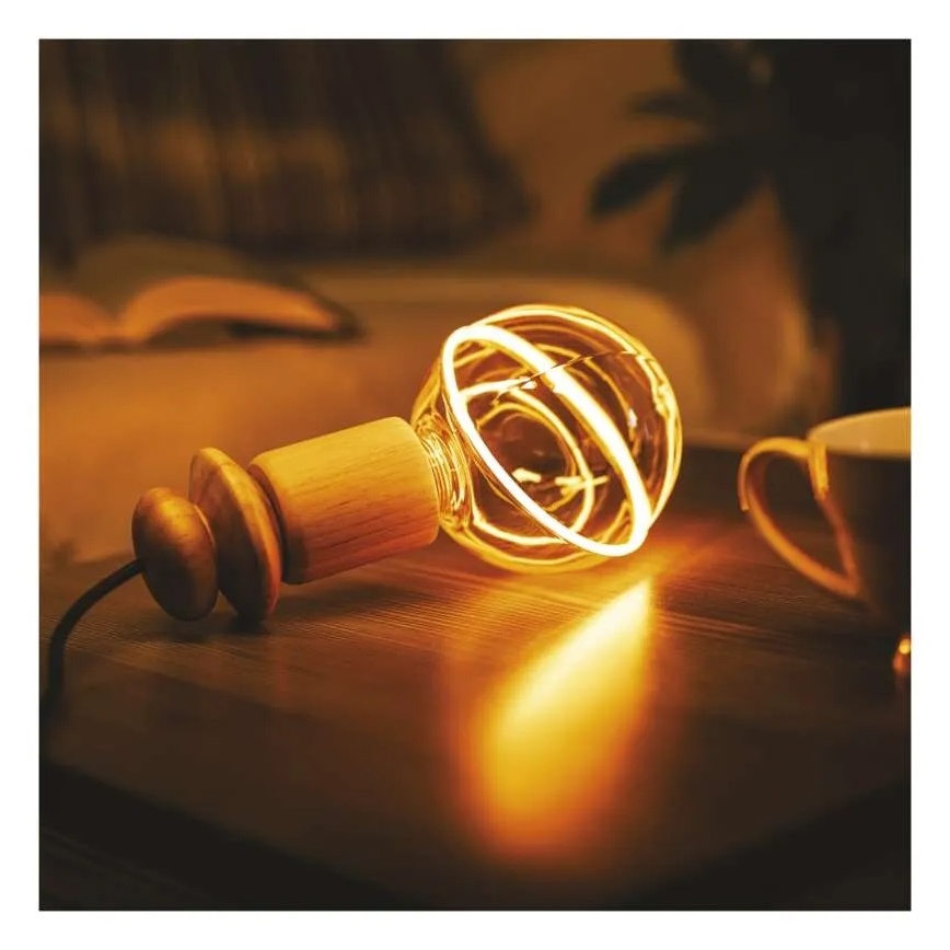 LED-glödlampa DECO VINTAGE G130OA E27/4W/230V 1800K