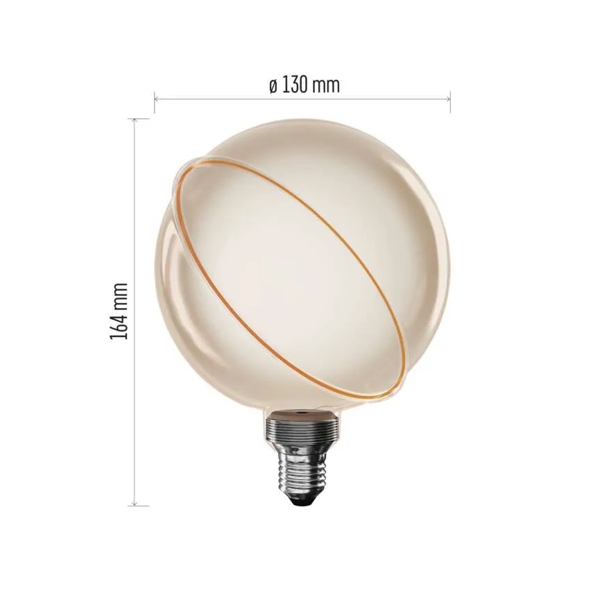LED-glödlampa DECO VINTAGE G130OA E27/4W/230V 1800K