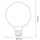 LED glödlampa DECO VINTAGE G200 E27/4W/230V 1800K