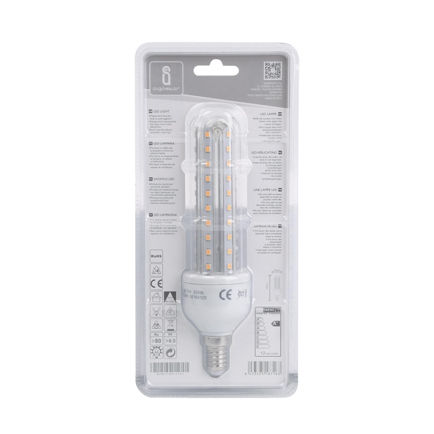 LED Glödlampa E14/12W/230V 3000K - Aigostar