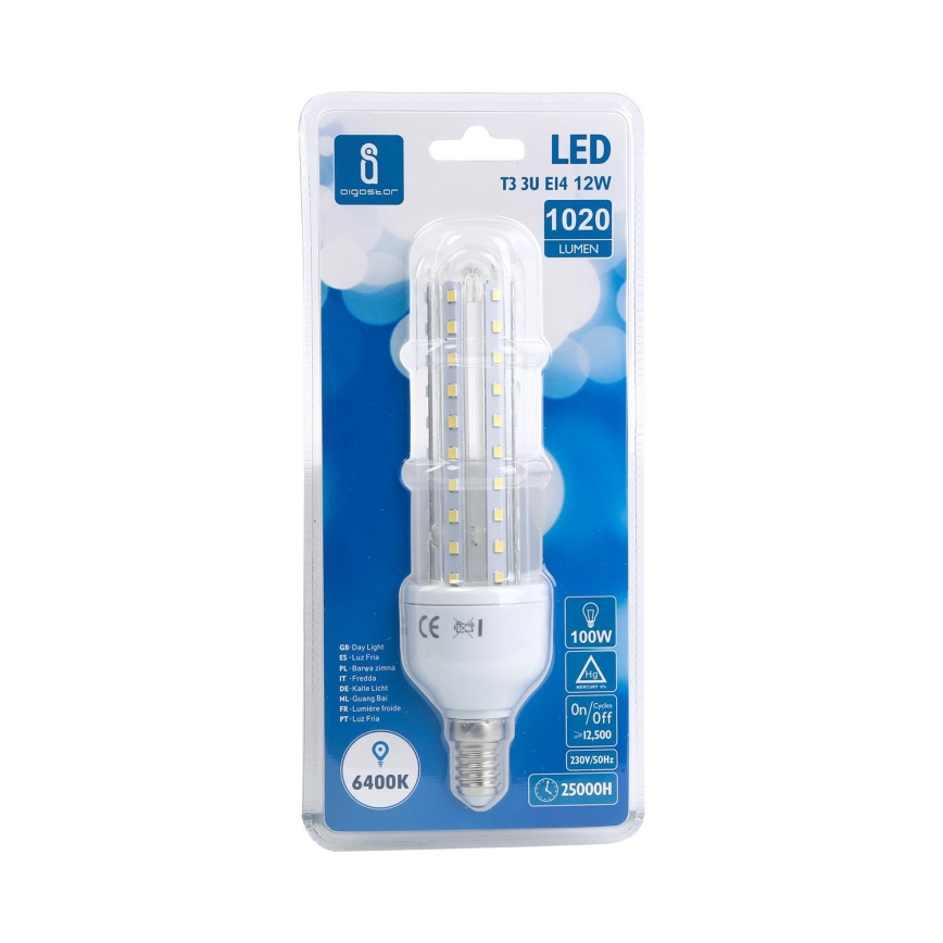 LED glödlampa E14/12W/230V 6500K - Aigostar