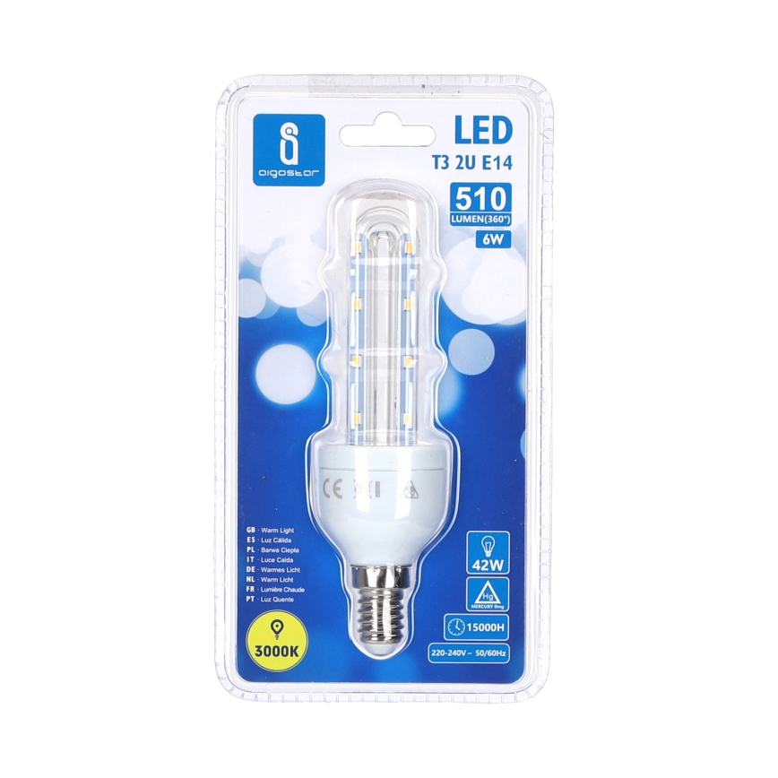 LED glödlampa E14/6W/230V 3000K - Aigostar