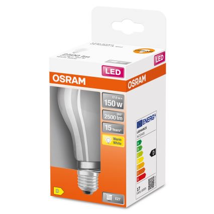 LED glödlampa E27/17W/230V 2700K - Osram