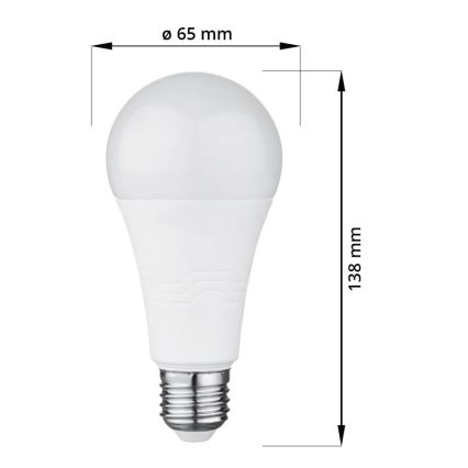 LED glödlampa E27/18W/230V 6000K 2000 lm