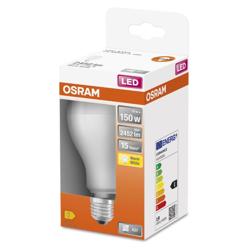 LED glödlampa E27/19W/230V 2700K - Osram