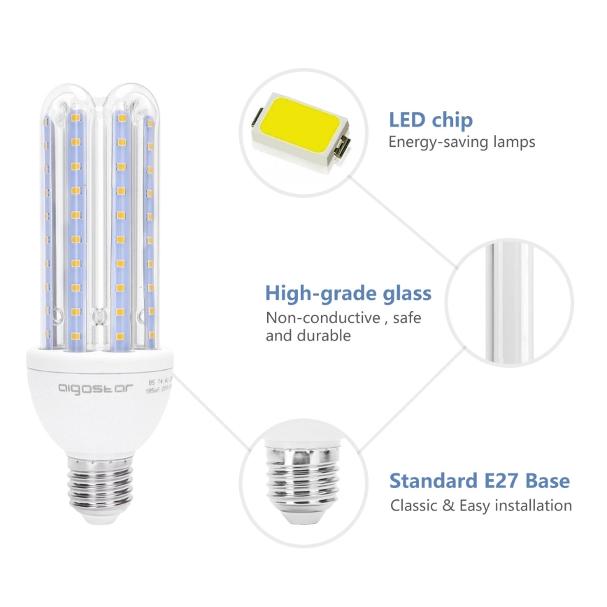 LED glödlampa E27/23W/230V 3000K - Aigostar