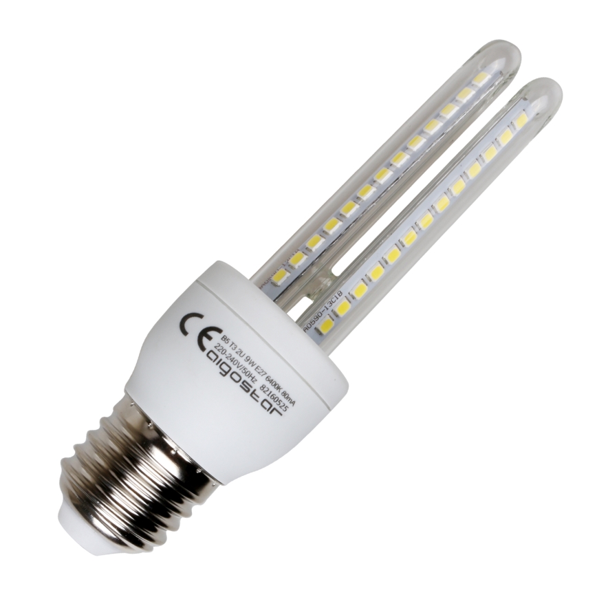 LED glödlampa E27/9W/230V 6500K - Aigostar